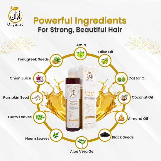 Organic Hair Growth Oil