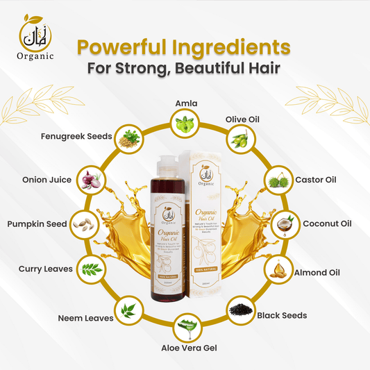 Organic Hair Growth Oil